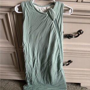 Kyte Seafoam Green Sleeveless Baby Sleeping Bag Sack Medium 1.0 tog